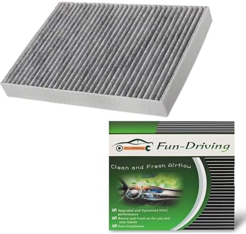 FUN-DRIVING FD668 Cabin Air Filter for 300 (2011-2020),Challenger (2011-2022),Charger (2011-2022),Replace CF11668