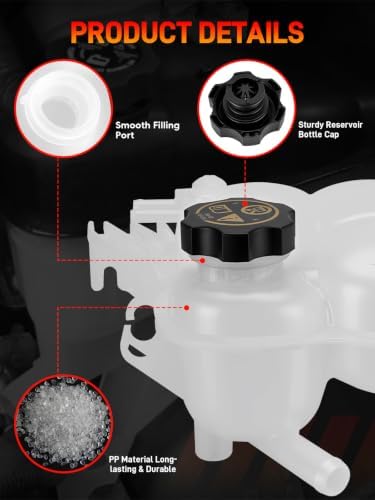 84388367 Engine Coolant Overflow Recovery Reservoir Tank with Cap