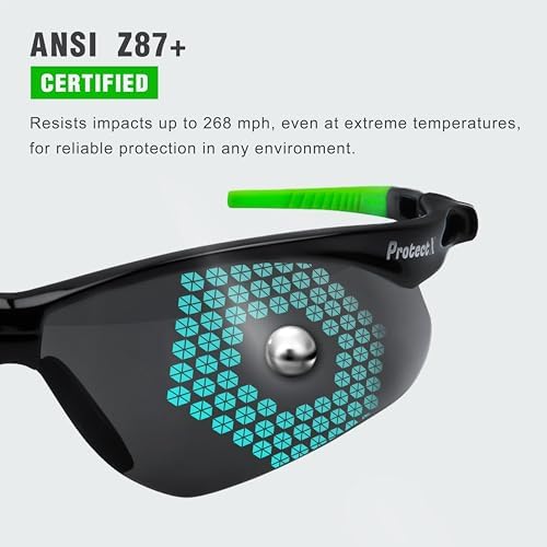 ProtectX Safety Glasses for Men & Women, Safety Sunglasses