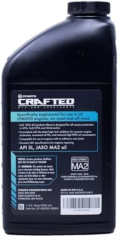 Edwards OEM Semi Synthetic Oil Change Kit fits all CFMoto OffRoad Vehicles