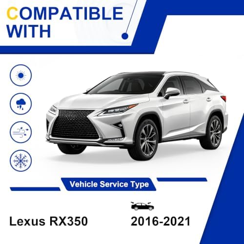 KAIYI 3 Pack Windshield Wipers Compatible with Lexus RX350 2016-2021