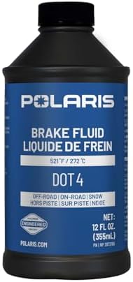 Polaris DOT 4 Brake Fluid, 12 Oz, for Snowmobiles, UTV SxS - Part 2872189