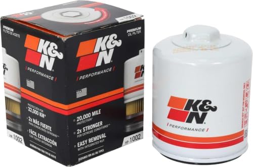 K&N Premium Oil Filter:20,000 Mile Engine Protection with Wrench Off Nut: Compatible with Select 1981-2023 FORD/LINCOLN/TOYOTA/VOLKSWAGEN Vehicle Models,HP-1002(Pack of 12)