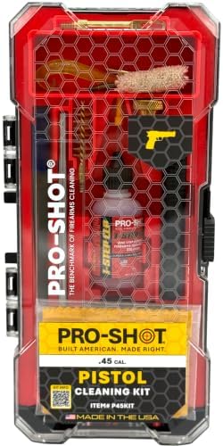 Pro-Shot Gun Cleaning Kits: Universal, Rifle, Pistol, and Shotgun Cleaning Kits with Premium Stainless Micro-Polished Rods, Brushes, Jags, Patches, CLP & Grease – Made in USA