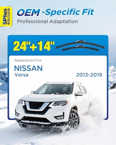 5 PLUS Wiper Blades fits Nissan Versa 2013-2019 Bundle with Car Wash Towel
