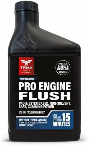 TRIAX Pro-Engine Flush - Oil-Based Flush - Engine Safe (16 oz - 473 ml)
