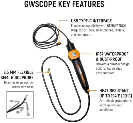 GEARWRENCH 5 Piece Automotive Diagnostic Set with Cart | GWSMARTMOD