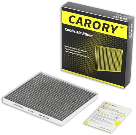 CARORY Cabin Air Filter w/Activated Carbon for 2008-2017 Buick Enclave, 2009-2017 Chevy Traverse, 2007-2016 GMC Acadia, 2017 GMC Acadia Limited, 2007-2010 Saturn Outlook, CF11663, 20958479, CF663