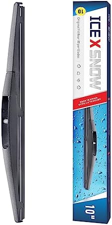 10 Inch Rear Wiper Blade Replacement for Honda HRV 2022-2016,Outlander Sport 2024-2011 RVR 2022-2010 Cooper Clubman 2023-2016 Infiniti QX56/QX80 Back Windshield Wiper Blade(10B/H250)
