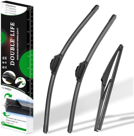 Windshield Wiper Blades compatible with 2014-2021 Jeep Grand Cherokee
