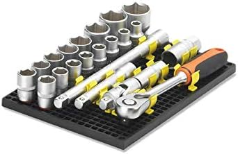 Ascend Tools Organizer Genie 1/2" Socket Holder Pegboard Accessory – Holds 1/2" Drive Sockets (50 Per Pack), Tool Storage Organizer