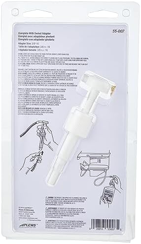 Plews 55-007 4cc Bottle Pump and 3/8"- 16" Swivel Plastic Marine Filler Fitting
