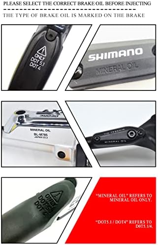 Bicycle Hydraulic Disc Brake Oil Bleed Kit for All Brakes Shimano,SRAM,AVID,TEKTRO,MAGURA,Hayes,Bike Brake Repair Tool