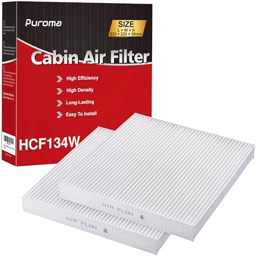 Puroma 2 Cabin Air Filter Multi-Layer for CP134 CF10134 Honda Acura Pilot