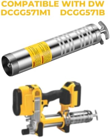 Grease Gun Replacement Tube is Compatible with DW DCGG571B, DCGG570B, DCGG571M1, DCGG570K Precision fit Threading, High-Density Iron Pipe, No Deformation, No Leakage
