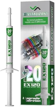 XADO EX120 Manual Transmission Fix - Treatment for Stick Shift Gearboxes, Transfer Cases & Differentials | Friction Modifier Additive - Repairs Sticking, Shudder and Slipping