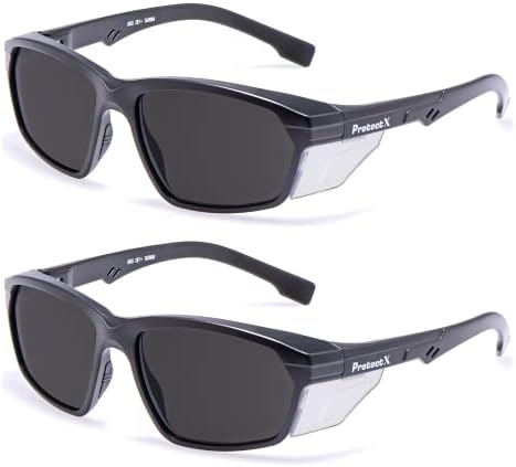 ProtectX Classic Safety Glasses, Anti-Fog Scratch Resistant Lenses