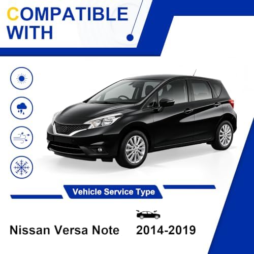 KAIYI 3 Pack Windshield Wipers Compatible with Nissan Versa Note 2014-2019