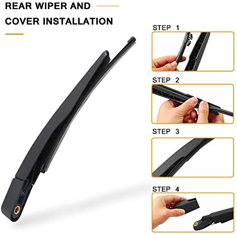 Rear Wiper Arm Blade Replacement for Ford Explorer Escape Lincoln MKX