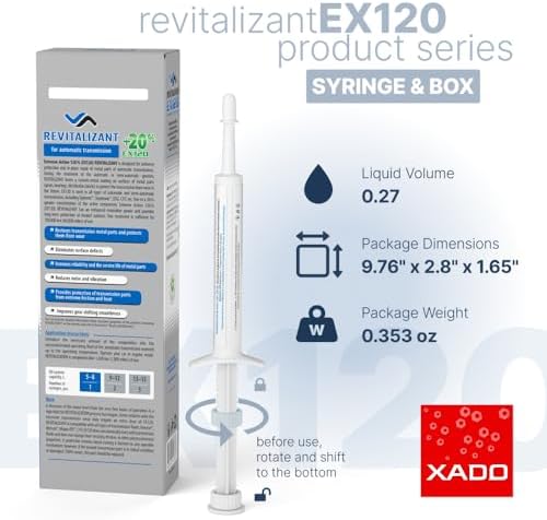 XADO EX120 Automatic Transmission Fix - Treatment for CVT & Other Gearbox Types | ATF Additive & Protectant - Reduces Sticking, Shudder and Slipping