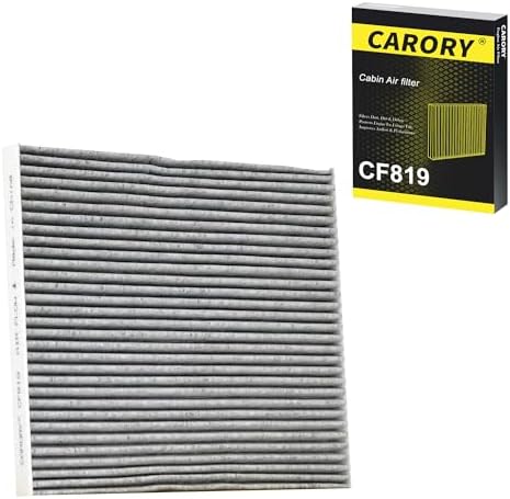 Cabin Air Filter w/Activated Carbon for Chevy Equinox 2010-2017, Captiva Sport 2012-2015, GMC Terrain 2010-2017, Hyundai Santa Fe 2013-2018, Santa Fe Sport 2013-2018, Kia Sedona 2011-2021, CF819
