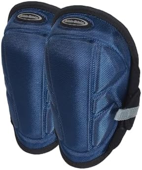 McGuire-Nicholas Gel Lite Flooring Pro Knee Pads, 1 Pair, Navy/Black