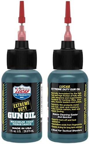 Lucas Extreme Duty 1oz Gun Oil Needle Oiler 10875 & 1oz Grease Tube 10889 Kit