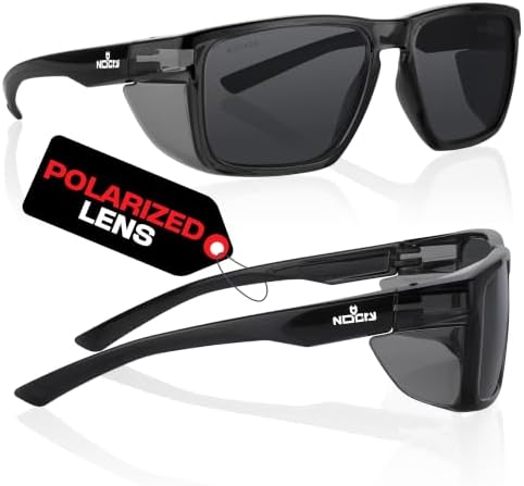 NoCry Polarized Sunglasses — Z87 Safety Glasses For Men With Side Shields