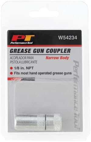 Performance Tool W54234 Small Diameter Grease Gun Coupler 1/8 in. NPT