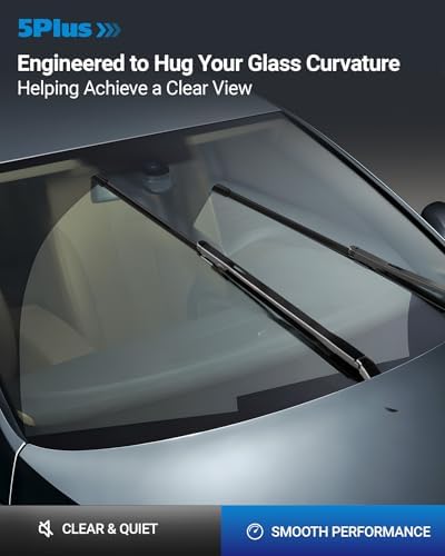 5 PLUS Custom-Fit Wipers fits 2013-2020 Ford Fusion Wiper Blades