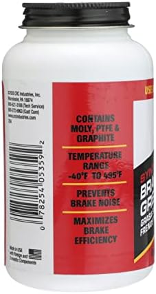 CRC Synthetic Brake & Caliper Grease - Prevents Brake Noise - 8 oz