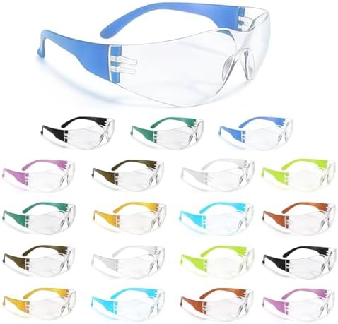 BIRDDIE Safety Glasses Anti Fog 20pcs For eye protection at work Unisex