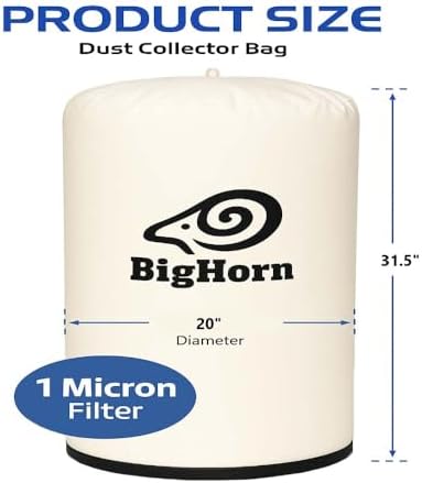 Big Horn 11765 20-Inch Diameter 1-Micron Filter Bag