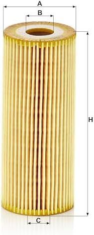 Mann Filter HU 726/2 x Cartridge Oil Filter Replacement Compatible With SEAT Alhambra (2003-2006), Volkswagen Beetle (1998-2006), Beetle Cabrio (2006), Golf (1999-2006)