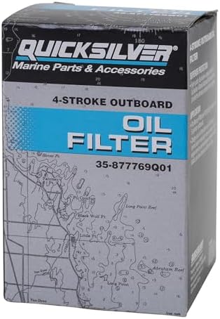 Quicksilver 877769Q01 Oil Filter for Mercury Verado 6-Cylinder Outboards