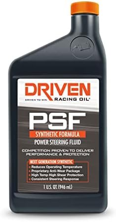 Driven Racing Oil Synthetic Power Steering Fluid Quart Bottle