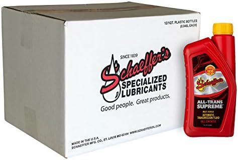 Schaeffer Manufacturing Co. 0204SAT-012 All-Trans Supreme Automatic Transmission Fluid, 1-Quart Bottle (Pack of 12)