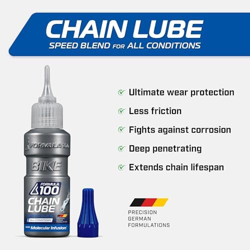 Chain Lube Pro Pack with All Conditions, Dry Conditions, & eBike Lubricant – Collection of Lubricant for Bicycles & Electric Bikes – Protects Against Wear & Corrosion – Three 50ml Bottles