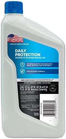 Valvoline Daily Protection 5W-30 Synthetic Blend Motor Oil 1 QT (Pack of 2)