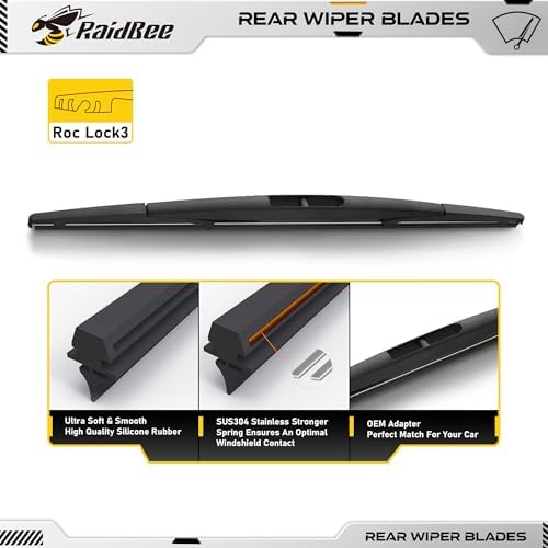 Rear Wiper Blade 16 inch, OEM Replacement for Honda Odyssey 2005-2022/Passport 2019-2021, Subaru Forester 2004-2005/Impreza 09-11/Outback 20-24 +More Rear Windshield Wiper (16-B)