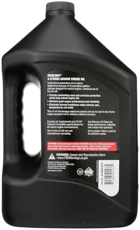 Mercury 25W-40 4-Stroke Marine Engine Oil, 1 Gallon - 8M0078628