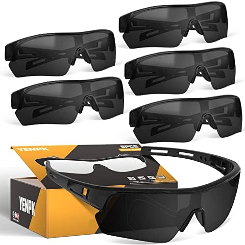 Tinted Safety Glasses for Men, ANSI Z87.1& UV Eye Protection Glasses