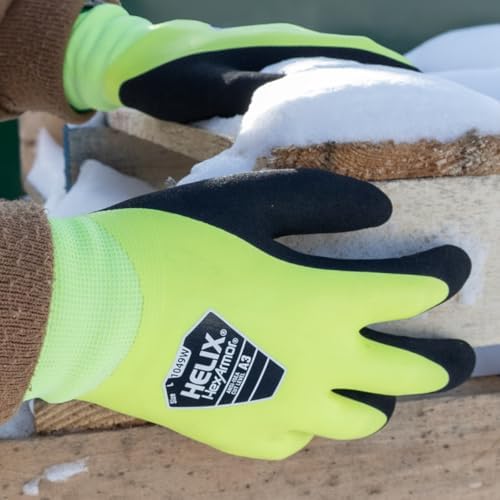 HexArmor Cold Weather Helix Series Gloves | Cut and Puncture Resistant | High-Dexterity | Touchscreen Capable