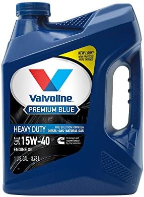 Valvoline Premium Blue SAE 15W-40 Diesel Engine Oil 1 GA, Case of 3