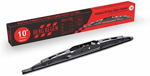 Rear Wiper Blade 10 inch Replacement For Chevrolet Trax 2022-2013/ Honda CR-V 06-02/ Jeep Compass 17-07 Patriot 17-07/ Ford Escape Focus 07-01/ Dodge Caliber 12-07 Back Windshield Wiper Blade (10-1)