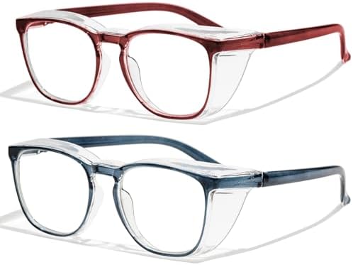 Safety Glasses Anti Fog Clear Blue Light Blocking Eye Protection Nurse Goggles for Women Men