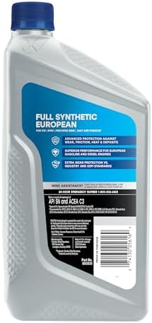 Valvoline European Vehicle Full Synthetic SAE 0W-30 Motor Oil 1 QT