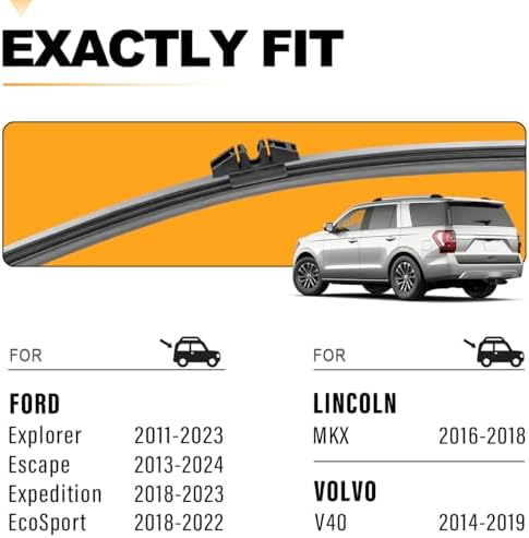 AUTOBOO 11" Rear Wiper Blade Replacement for Ford Explorer Escape