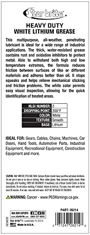STAR BRITE Heavy-Duty White Lithium Grease