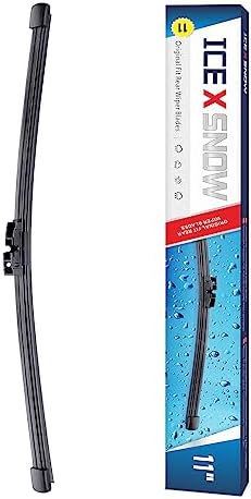 11" Rear Wiper Blade Replacement for Ford Explorer 2020 2019 2018 2017 2016 2015 2014 2013 2012 2011 2010 EcoSport 20-18 Fiesta 19-17 Focus 2018 BMW X3 20-18 Back Windshield Wiper Blade(A283H)